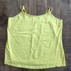 Lane Bryant bright yellow tank top, size 18/20.